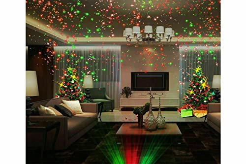 SLS SHOP Proiettore Led luci di natale con 4 giochi luminosi per esterno