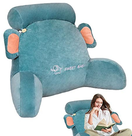 Mashin Cuscino da lettura per schienale sedia | Comodo con braccia, supporto per guardare la TV sul pavimento, letto o divano