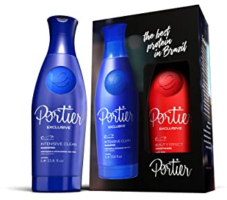 Portier Exclusive Haarglätter (1 l Shampoo + 1 Liter Haarglätter)