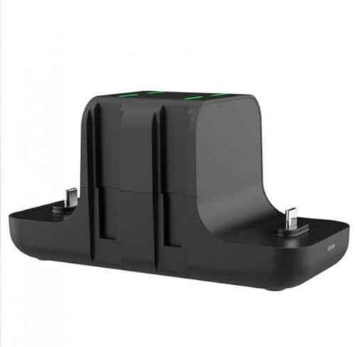 System-S Stazione di ricarica 6 in 1 USB 3.1 per Nintendo Switch Pro Controller Joy Con cavo