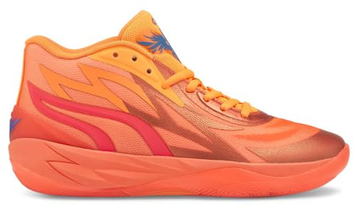 PUMA Mens Mb.02 X Supernova Pallacanestro Scarpe Da Ginnastica - Arancione, Olivastro, 15