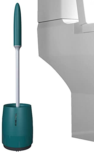 Toilet Bowl Cleaner Brush - Bathroom Toilet Brushes & Holders,Olive-Shaped Toilet Cleaning Brushes with Holder, Bathroom Gadgets Cleaning Tools for No Dead Angle Cleaning Rianpesn