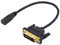 chenyang Câble adaptateur micro HDMI vers DVI 1.4 femelle vers DVI 24+1 mâle pour ordinateur HDTV carte graphique UHD