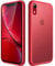 JETech Matte Case for iPhone XR 6.1-Inch, Shockproof Military Grade Drop Protection, Frosted Translucent Back Phone Cover, Anti-Fingerprint (Red)