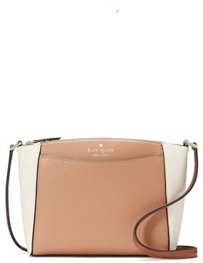 Kate Spade Monica Umhängetasche aus Leder, Helles Rehkitz, Helles Beige, Large