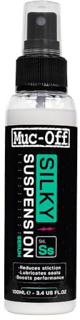 Muc-Off Silky Suspension Serum, 100ml - Protective Spray for Bicycle Suspensions - High Performance Formula for Mountain Bikes and Electric Bikes