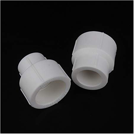 Rohrreparaturwerkzeuge 20pcs PPR 20 mm bis 25 mm 32 40 Reduzierstück PPR Rohr Gerade Verbindungswasserrohr Fittings Kunststoffrohr Joints (Color : Blanco, Size : 32mm to 25mm)