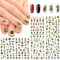 Nagelsticker Weihnachten,6 Blatt Selbstklebend Nagelaufkleber,Nagelaufkleber Weihnachten,Nail Art Sticker,Nail Sticker Weihnachten,Nagelaufkleber Weihnachten Kinder,Dekoration Nageldesign Zubehör