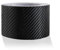 Wisafory Pellicola autoadesiva nera in fibra di carbonio adesivo per porta auto, protezione bordi decorativa, impermeabile, pellicola protettiva in carbonio per computer, moto, mobili 5D, nero, 10 cm