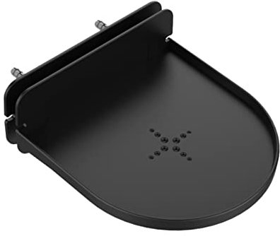 Operitacx Speaker Rack Stand Wall Mount Audio Bracket for Router Plastic Speaker Holder Vertical Pole Mount Plastic