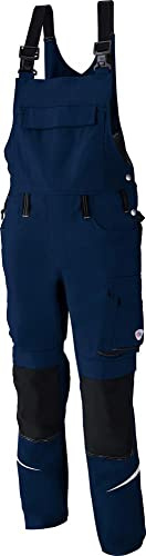 BP 1804-720-110-48n Latzhose, Stretch-Hosenträger mit Clipbefestigungen, 305,00 g/m² Verstärkte Baumwolle, Nachtblau, 48n