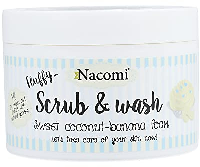 Nacomi Natural Scrub and Wash Sweet Coconut Banana Foam 180ml