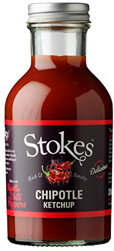 Stokes Chipotle Ketchup - 6 x 300g | Features condiment with a distinct flavour profile for cooking, dipping or table serving.