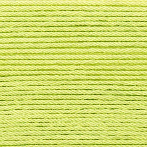 Ricorumi DK Wolle 100% Baumwolle Häkelgarn Häkelwolle 1 Knäul 25g Farbe (046 hellgrün)