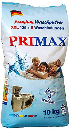 Primax Premium Waschpulver 10 kg Sack 125 WL + 5