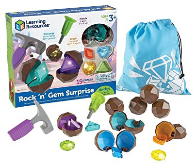 Learning Resources Rocce e Gemme da Scoprire Rock ‘n’ Gem Surprise