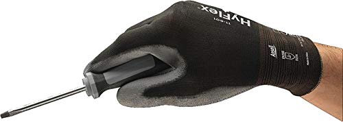Handschuhe HyFlex 11-601 Gr.10 schwarz/grau NYL.m.Polyurethan EN 388 Kat.II 12er