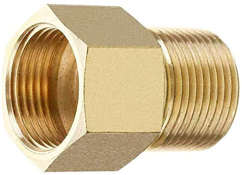 Stone Banks Messing Hochdruckreiniger Kupplung, metrisch M22 15 mm männlich auf M22 14/15 mm weiblich Gewindeanschluss Innengewinde Schlauchadapter