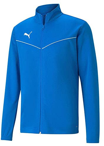 PUMA Kinder teamRISE Training Poly Jacket Trainingsjacke, Electric Blue Lemonade, 152