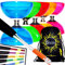 Juggle Dream Cyclone Quartz II Pro Diabolo Set (6Colours) Triple Kugellager Kupplung Diabolos + Passende Farbig Ali Metall Diabolostäbe, Diablo Schnur & Tasche - Orange Diabolo + Gold Diabolostäbe