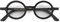 LONDON MOLE Runde Lesebrille | Moley-Lesebrille | Coole Leser | Stilvolle Brille für Herren Damen Unisex | Federscharniere | Mattschwarz | + 1,0 Vergrößerung