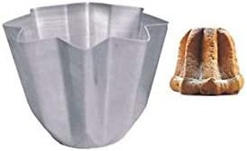 LIOTTI 6 x Mini Forma Pandoro 70 Grammi. Alluminio Professionale
