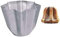 LIOTTI 6 x Mini Forma Pandoro 70 Grammi. Alluminio Professionale