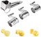 3 in 1 Käsedrehreibe Mit Griff, Edelstahl Grob Feiner Käse Parmesanreibe Slicer Mit Behälter