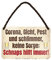 Schnaps hilft immer - witziges Metallschild mit Kordel und Saugnapf - lustiges Schild für Schnapstrinker - Deko für Küche Restaurant Wirtshaus Biergarten Kneipe Pub Bar Kellerbar Hausbar - 18x12cm