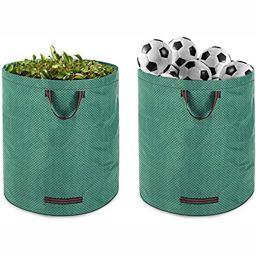 DINGFAN Big Jardinage Dechets Bag Sac Jardinage Dechets avec PoignéEs, Pliables, RéUtilisables pour Pelouse, Piscine, Jardin, Ramassage des Feuilles, Herbe CoupéE (Size : 272L 67cm x 76cm)