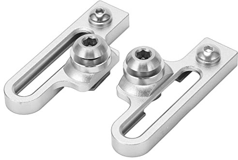 SPYMINNPOO Bike Brake Extension C Caliper Adapters 2Pcs, 55mm Aluminum Alloy C Brake Clamp Extention Convert Seat for Road Bikes(Silver)