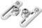 SPYMINNPOO Bike Brake Extension C Caliper Adapters 2Pcs, 55mm Aluminum Alloy C Brake Clamp Extention Convert Seat for Road Bikes(Silver)