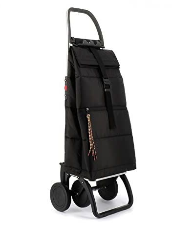 Klappbarer Einkaufstrolley Rolser Big Polar 4 Räder - Schwarz