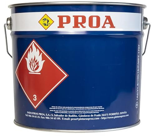ESMALTE NAVAL E INDUSTRIAL PROARAPID. Azul Medio. 10 L. BRILLANTE. Esmalte de secado rápido y gran dureza. PROA