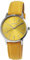 Raptor Sunny Damen-Uhr Leder Dornschließe analog Quarz RA10214 (gelb silberfarbig)