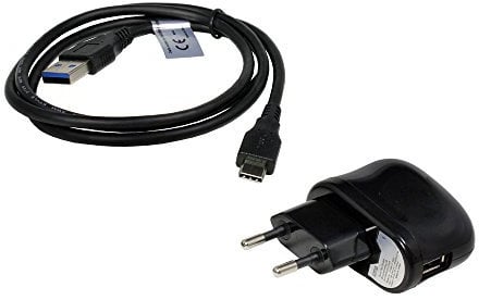 Ladegerät und USB-Kabel kompatibel mit Emporia Joy, USB-C 3.0, 2000mA