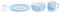 DKD Home Decor Kindergeschirr-Set, Standard