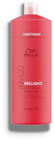 Wella Professionals Invigo Brilliance Conditioner für feines normales Haar, Farbschutz und Farbe, Vibrance-Conditioner, 100 ml