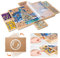 Becko US 1000 Piece Rotating Puzzle Board with 6 Sorting Drawers & Clear PP Cover, Push to Open Design, Spinning Puzzle Table with Lazy Susan for Adults and Kids, for Jigsaw Puzzles 1000 Piece