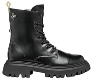 Geox J MAQUINNENS Girl B, Stivale Chelsea, Black, 38 EU