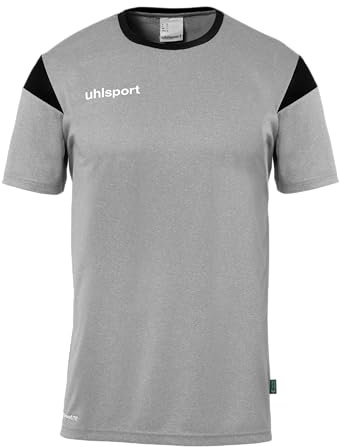 uhlsport Unisex Squad 27 Kurzarm Trikot, Dark Grau Melange/Schwarz, S EU