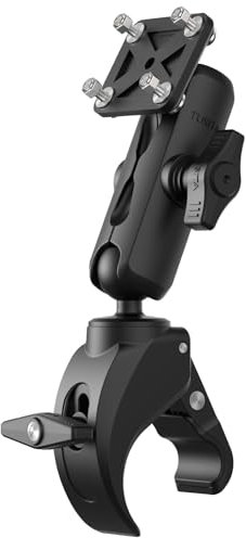 TUSITA Motorrad ATV/UTV Halterung Kompatibel mit Garmin Montana, Zumo XT - Klauenklemme Basis, Mittlerer Arm