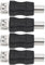 eMagTech 4 STK USB 2.0 A Buchse auf USB B Drucker Stecker Konverter Anschlussstecker 52,5x16,8mm für Drucker Scanner Faxgerät USB A auf B Adapter Schwarz
