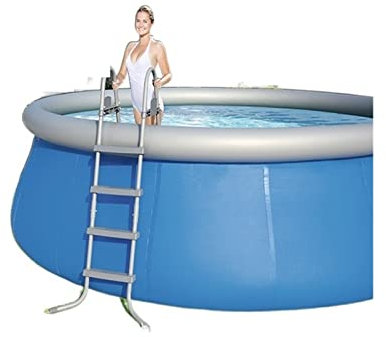 Scaletta per piscina Scala Mobile For Piscina Scala For Piscina Scala Mobile For Piscina A Doppia Faccia Scala Coordinata For Piscina Pannelli laterali solidi per una maggiore resisten(122cm)