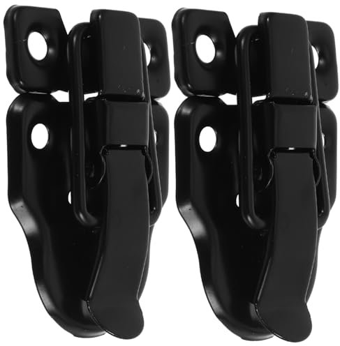 LIFKICH Kippriegelschloss Für Schmuckschatullen Holzkistenverschluss Dekorativer Verschluss Mit Entenschnabel-design Truhenriegel Für Möbeldekoration Kistenverschluss Mit Vorhängeschlosslo