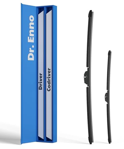 Dr. ENNO Scheibenwischer 650mm & 650mm | Streifenfreie Reinigung | Leiser Betrieb | Einfache Montage | Langlebige Qualität | Kein Quietschen
