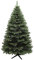 HOMCOM Albero di Natale 180 cm Artificiale con 1050 Rami Ignifughi, Albero di Natale Realistico Folto Pino Design a Cerniera con Base Pieghevole in Acciaio per Casa Interni, Verde