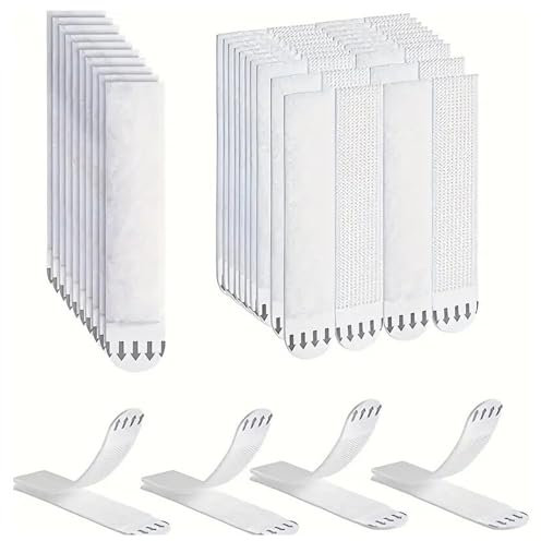 Gurxi 36 Coppie (72 Pezzi) Appendi Quadri Adesivi Appendi Quadri Senza Chiodi Attaccare Quadri Senza Chiodi Strisce Per Cornici e Poster Strisce Adesive Rimovibili Strisce Adesive