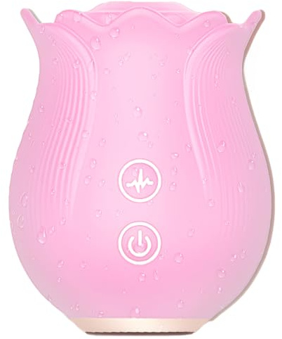 Sex Toys Rose Sucking Vibrator 10 Modes,G-Spot& Clitoral Stimulator, Strong | Vibratorset for Woman Waterproof Soft Silicone Adult Sex Toys with Nipple Suction,Rechargeable,Discreet,Powerful,Couples/Solo