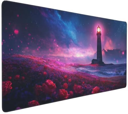 Tappetino Mouse Sogno Tappetino Mouse xxl 800x400 mm Impermeabile Desk Mat con Base in Gomma Antiscivolo, Migliora Precisione e Velocità, Mouse Pad Gaming per Tastiera, Laptop (Cielo stellato) 2S-5